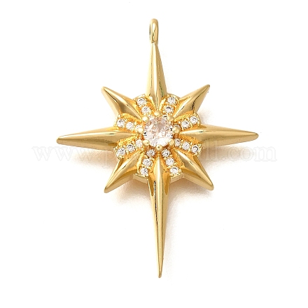 Латунные микро проложить кубического циркония подвески KK-U055-15G-1