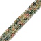 Natural Indian Agate Beads Strands, Column, 4x2.5mm, Hole: 1mm, about 87pcs/strand, 14.88~15.12 inch(37.8~38.4cm)