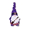 Halloween Imitation Leather Big Pendants, Gnome, 65x28x2mm, Hole: 1.5mm