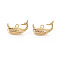 Brass Charms, Nickel Free, Whale, Real 18K Gold Plated, 8x17x8.5mm, Hole: 1.5mm