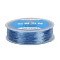 Korean Round Crystal Elastic Stretch Thread, for Bracelets Gemstone Jewelry Making Beading Craft, Steel Blue, 0.7mm, about 76.55 Yards(70m)/Roll
