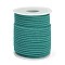 Nylon Threads, Milan Cords/Twisted Cords, Light Sea Green, 3mm, about 21.87 yards(20m)/roll