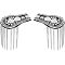 SUPERFINDINGS 2Pcs Shoulder Epaulets Tassel Platinum Fringe Shoulder Pads Blazer Epaulet Metal Fashion Shoulder Jewelry Rhinestones Cloth Accessories Brooches for Men and Women,187x61x8mm