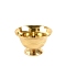 Brass Singing Bowls, for Altar Ceremony Ritual Use Decorationn, Golden, 57x43mm