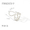 Vintage Stainless Steel Open Cuff Rings Simple Luxury Fashion Accessory, Stainless Steel Color, Inner Diameter: 18.3mm