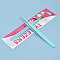 Stainless Steel Tweezers, Bend Head, Pale Turquoise, New and Old Packaging are Shipped Randomly, 11.6x1cm