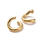 Ion Plating(IP) 304 Stainless Steel Jump Rings, Open Jump Rings, Golden, 24 Gauge, 2.5x0.5mm, Inner Diameter: 1.5mm