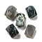 Natural Indian Agate Beads, Rectangle, Faceted, 17.5~20x12.5~15.5x12.5~15.5mm, Hole: 1.6mm