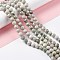 Natural Peace Jade Beads Strands, Round, 6mm, Hole: 1mm, about 59~60pcs/strand, 15.16~15.35 inch(38.5~39cm)