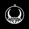 Non-Tarnish 201 Stainless Steel Pendants, Laser Cut, Ring with Moon, Stainless Steel Color, 32x29x1mm, Hole: 2mm