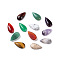 Natural Mixed Gemstone Cabochons, Teardrop, 20.5x11x5mm