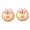 Baby Theme Opaque Resin Decoden Cabochons, Bib, 28x25.5x8.5mm