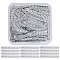 200Pcs Iron Spacer Bar, Rectangle, Platinum, 30.5x3.5x0.5mm, Hole: 1.2mm, 200pcs/set