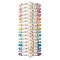 16Pcs 16 Colors Summer Beach Sea Turtle Synthetic Turquoise & Shell Pearl & Polymer Clay Beaded Stretch Bracelet Sets, Stackable Bracelets, Mixed Color, Inner Diameter: 1-7/8 inch(4.9cm), 1pc/color