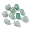 Natural Green Aventurine Beads, Faceted, Polygon, 15~16.5x11~12x11~12mm, Hole: 1.1mm