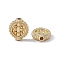 Alloy Beads, Flat Round, Light Gold, 11x10x3mm, Hole: 1.2mm