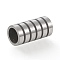 Tarnish Resistant 304 Stainless Steel Bead, Column, Stainless Steel Color, 20x10x10mm, Hole: 7mm
