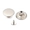 Alloy Button Pins for Jeans, Nautical Buttons, Garment Accessories, Round, Platinum, 17mm