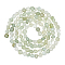 Natural Xiuyan Jade Bead Strands, Tumbled Stone, Nuggets, 5~7x5~7mm, Hole: 1mm, about 15.7 inch, 2 strands/box