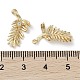 Латунные микропаве прозрачные подвески с фианитом KK-G491-11G-3
