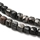 Бусины из натурального черного камня G-H078-C32-01-4