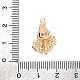 Латунные микро проложить кубического циркония подвески KK-D288-02G-3