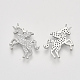 Латунные микро проложить кубического циркония подвески KK-T048-043P-NF-2