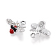 Rhinestone сплава и эмали подвески PALLOY-T092-41P-2