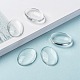 Прозрачные стеклянные кабошоны GGLA-R022-25x18-8