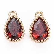 Подвески из латуни с инкрустацией кубическим цирконием KK-S356-771B