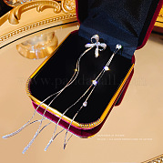 Серьги с кисточками из искусственного жемчуга DX8372-10
