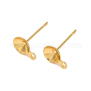 Фурнитура для сережек-гвоздиков из нержавеющей стали 304 STAS-S151-01G-B