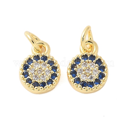 Латунные микро проложить кубического циркония подвески KK-U056-39G-1