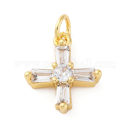 Латунные микро проложить кубического циркония подвески KK-S510-33G-01-1