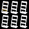 PH PandaHall 6pcs Acrylic Earring Holder Stands 24 Hole 3 Layers Stud Earring Display Jewelry Organizer for Jewelry Dangling Slant Back Display Props Show Retail Store Marketing 2.4x2.9x5.7