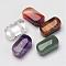 Natural Mixed Stone Multi-Strand Links, Rectangle, 16x9x6mm, Hole: 2mm