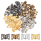 40Pcs 4 Colors Alloy Snap Lock Clasps, for Costume, Heart, Mixed Color, 10.5x13x2.6mm, 10pcs/color