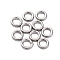 304 Stainless Steel Linking Rings, Round Ring, Non-Tarnish, Stainless Steel Color, 5x1mm, Inner Diameter: 2.8mm