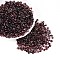 6/0 Gradient Color Glass Seed Beads, Transparent Colours Fringe Teardrop Beads, Brown, 5x4x4mm, Hole: 1.2mm, about 4500pcs/pound
