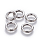 Tarnish Resistant 304 Stainless Steel Spring Gate Rings, O Rings, Ring, Stainless Steel Color, 18x3.3mm, Inner Diameter: 11mm