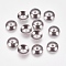 Non-Tarnish Apetalous 201 Stainless Steel Bead Caps, Stainless Steel Color, 10x3.5mm, Hole: 1mm