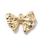 Brass Micro Pave Cubic Zirconia Pendants, Cadmium Free & Nickel Free & Lead Free, Bowknot Charms, Golden, 15.5x19x4.5mm, Hole: 1.5mm