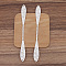 Alloy Hair Sticks Findings, Enamel Settings, Plum Blossom, Silver, 165x15mm