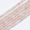 Natural Pink Opal Beads Strands, Rondelle, 4~4.5x2~3mm, Hole: 1mm, about 157~160pcs/strand, 15.7 inch(40cm)