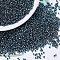 MIYUKI Delica Beads, Cylinder, Japanese Seed Beads, 11/0, (DB0451) Galvanized Dark Steel Blue, 1.3x1.6mm, Hole: 0.8mm, about 2000pcs/10g