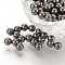 Stainless Steel Beads, Undrilled/No Hole Beads, Round, Gunmetal, 3.0mm, about 9000pcs/1000g