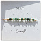 Natural Birthstone Braided Bead Bracelets for Women, Emerald, with Brass Beads, Inner Diameter: 11 inch(28cm)