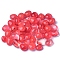 Cherry Quartz Glass Imitation Pebble Ornament, for Fish Tank, Pond, Bonsai, Garden, Pathway, Swimming Pool, 20~30mm