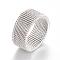 Tarnish Resistant 304 Stainless Steel Finger Rings, Stainless Steel Color, 17mm