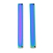 Ion Plating(IP) 304 Stainless Steel Links Connectors, Manual Polishing, Rectangle, Stamping Blank Tag, Rainbow Color, 60x6x2mm, Hole: 1mm